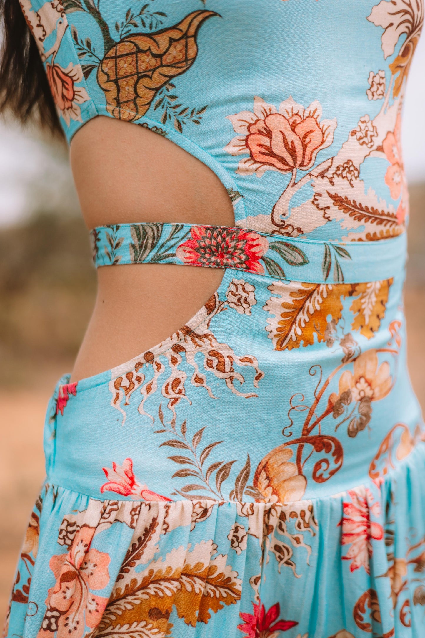 womens floral maxi dress