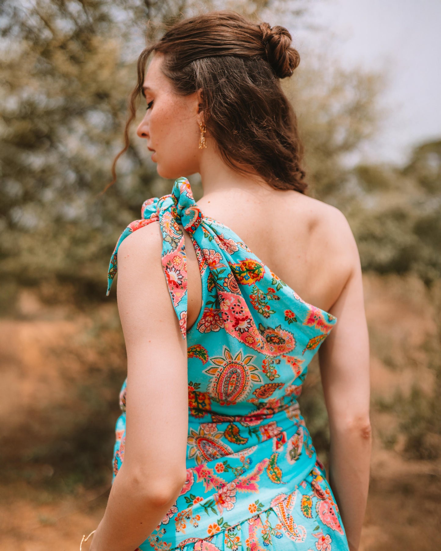 wrap maxi dress