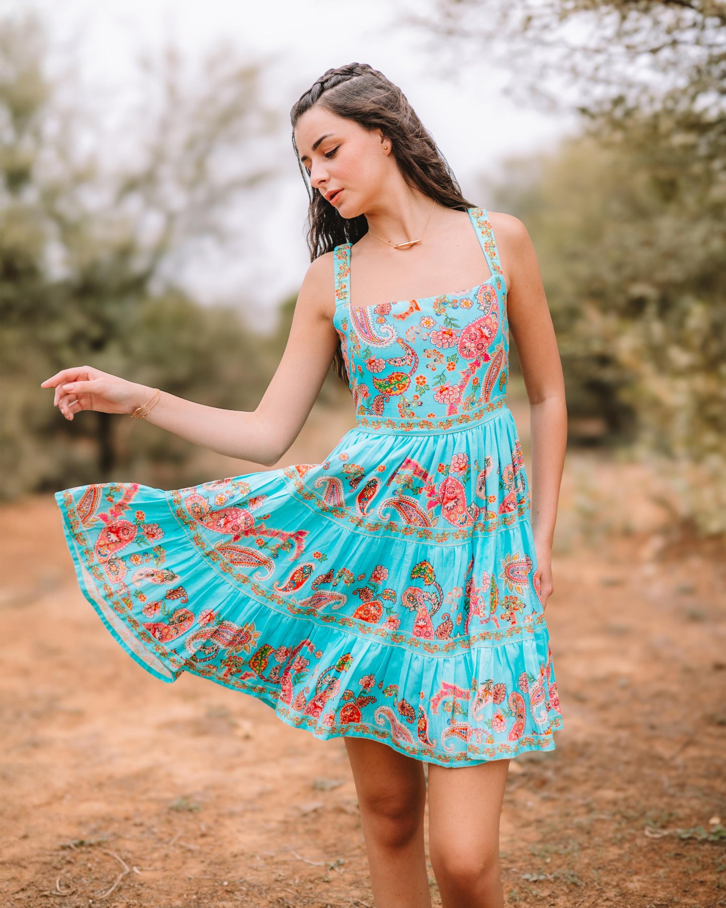 a-line mini dress