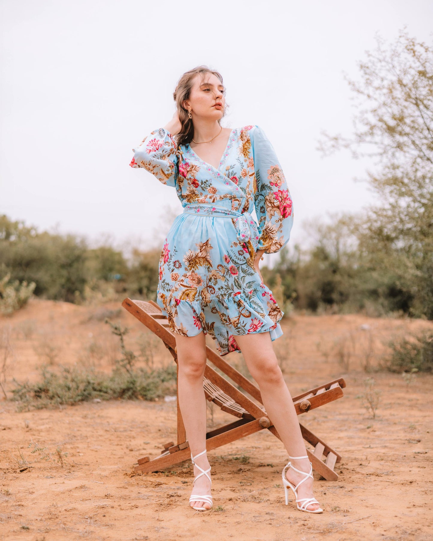 mini wrap dress