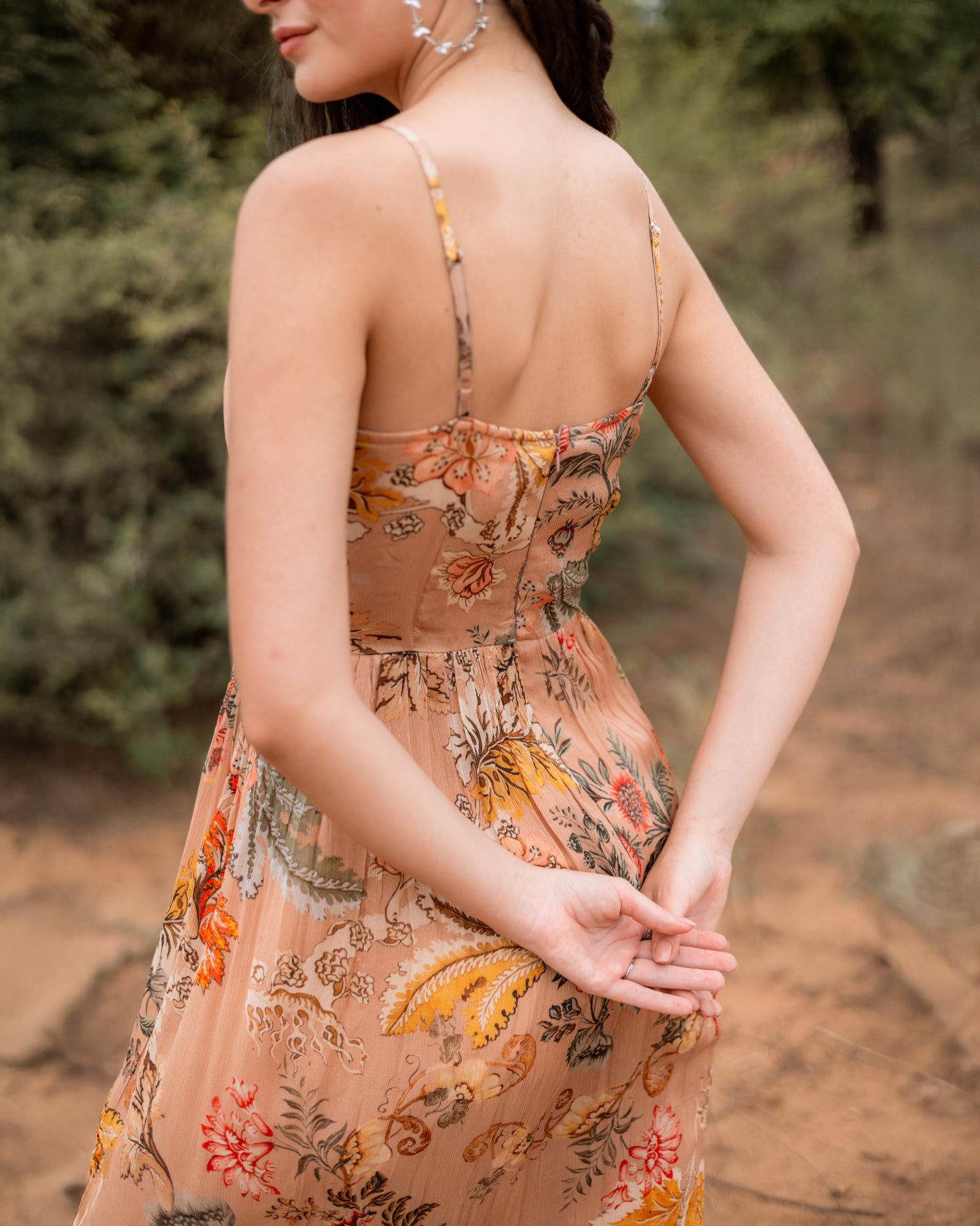 maxi corset dress