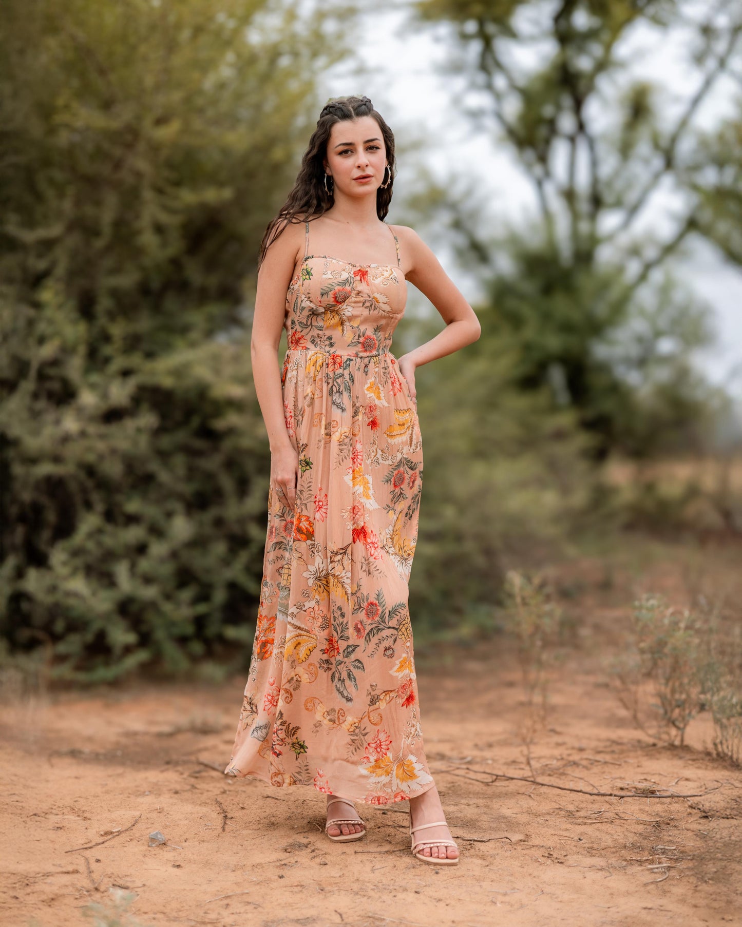 corset midi dress
