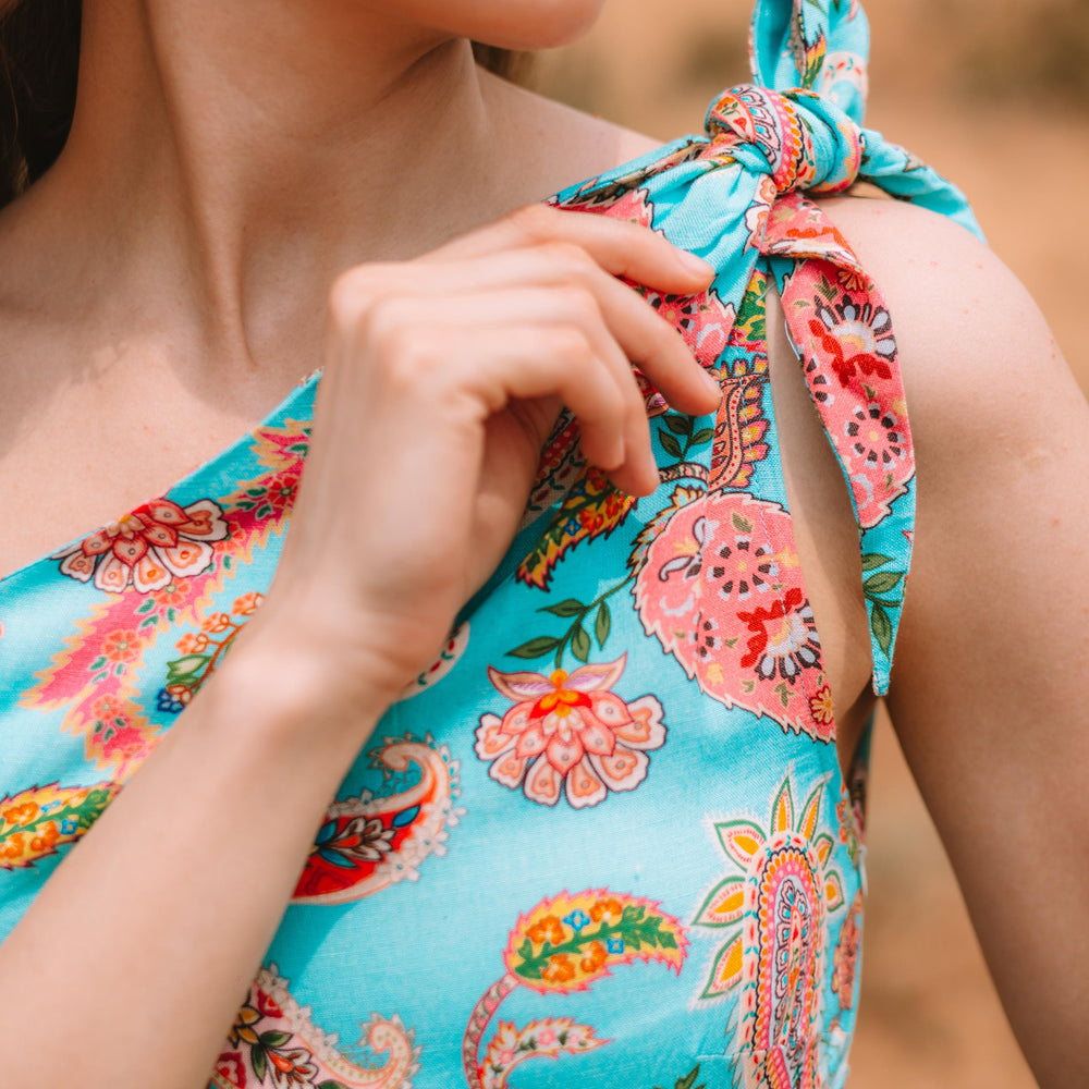 
                      
                        Meher Cut-Out Side Wrap Dress
                      
                    