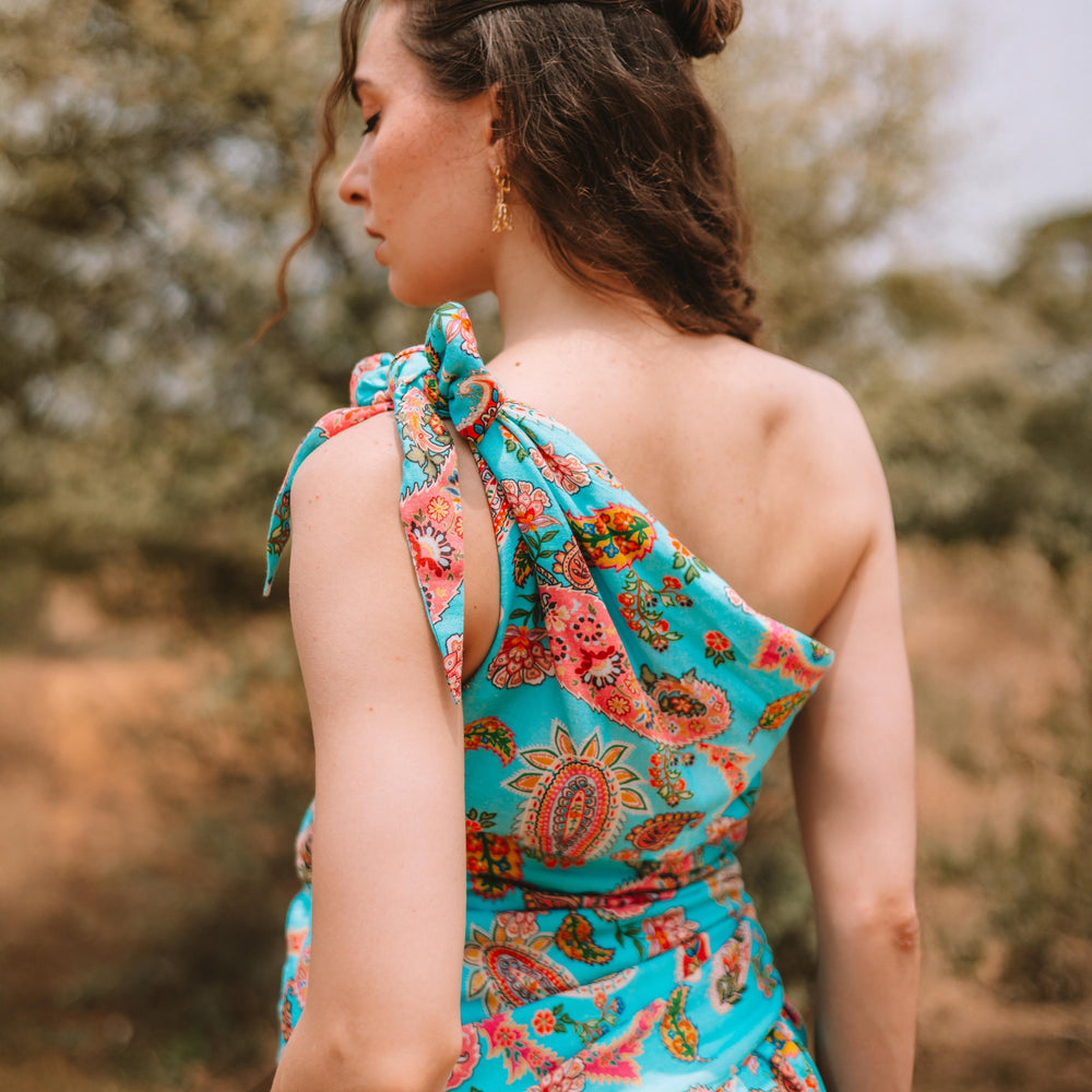 
                      
                        Meher Cut-Out Side Wrap Dress
                      
                    