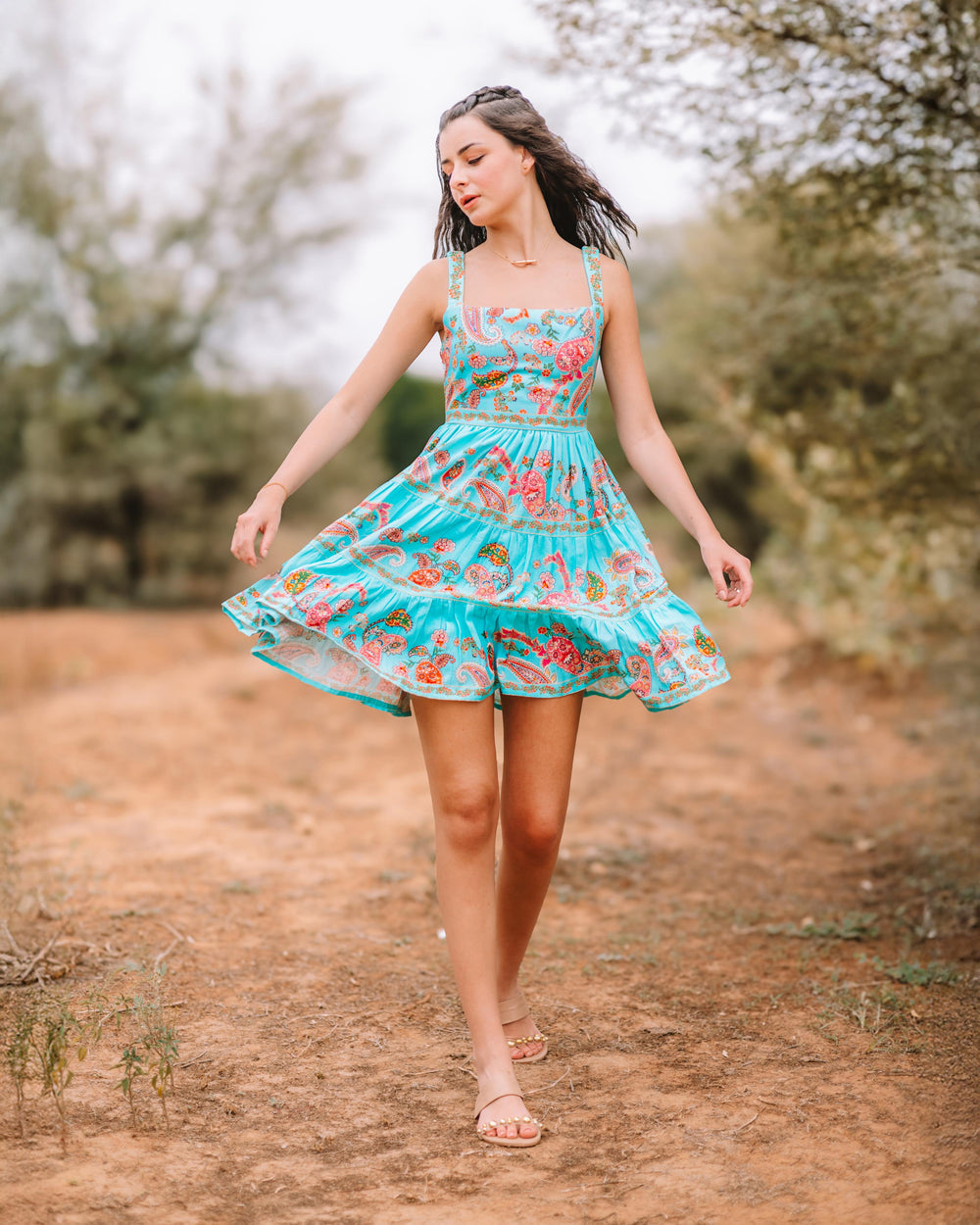 Meher A-Line Mini Dress