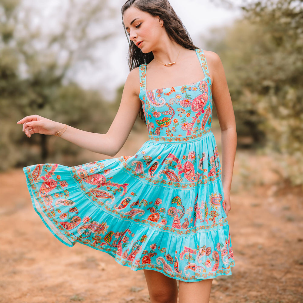 
                      
                        Meher A-Line Mini Dress
                      
                    