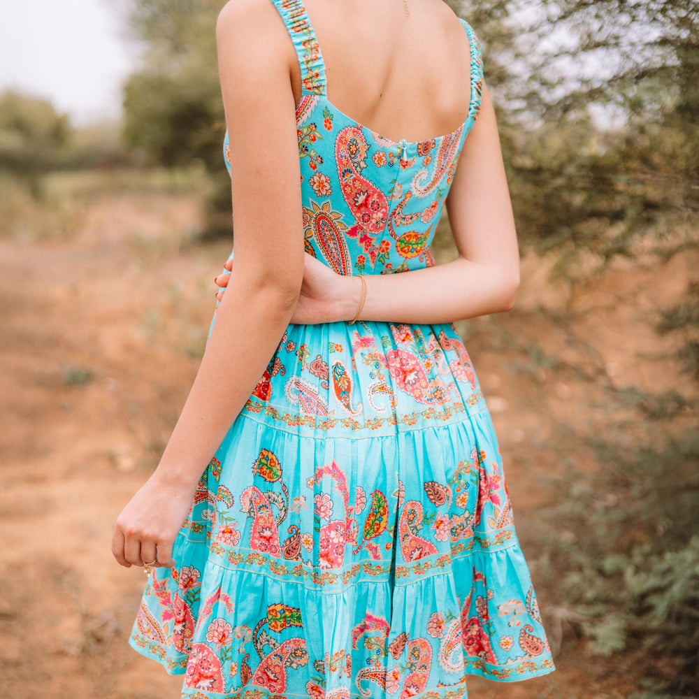 
                      
                        Meher A-Line Mini Dress
                      
                    